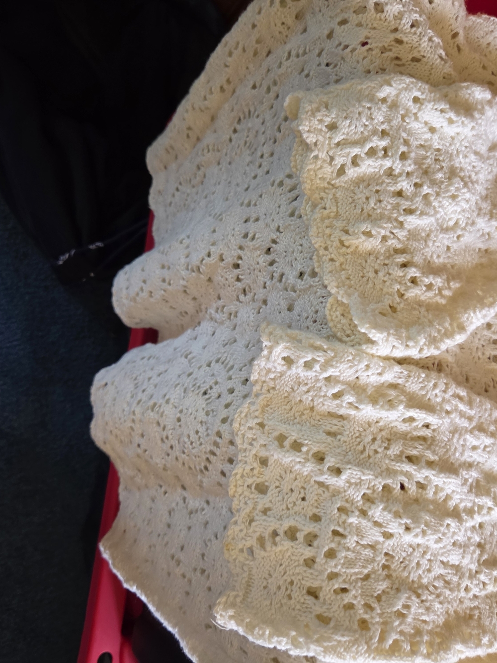 a.n.a Cream Open-Knit Women’s Sweater